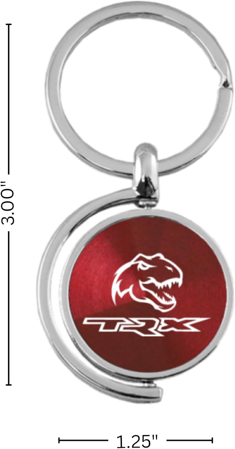 AU-TOMOTIVE GOLD, INC. Officially Licensed Spinner Key Fob for RAM TRX Dino