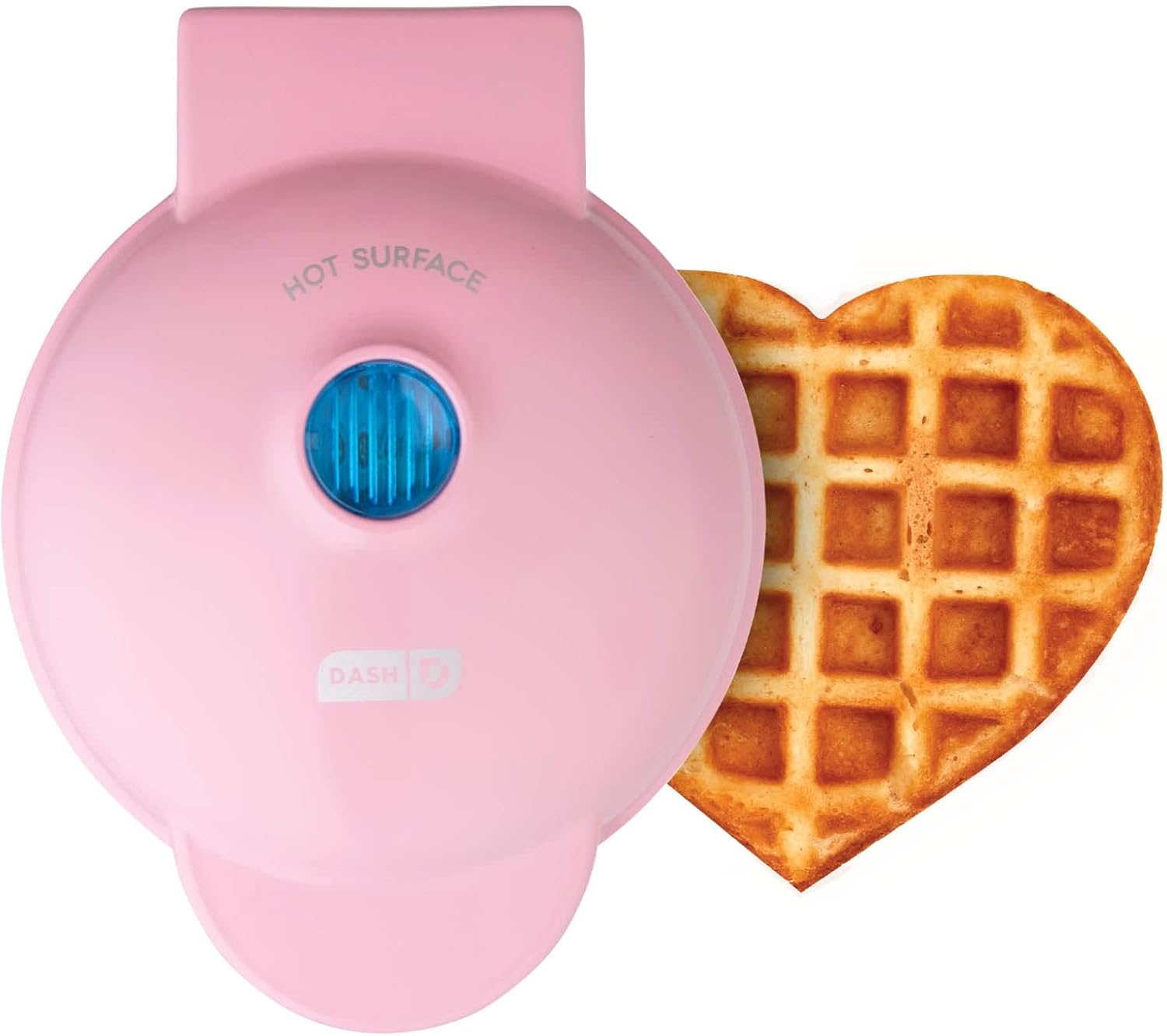 Heart Mini Waffle Maker Pink Home & Kitchen