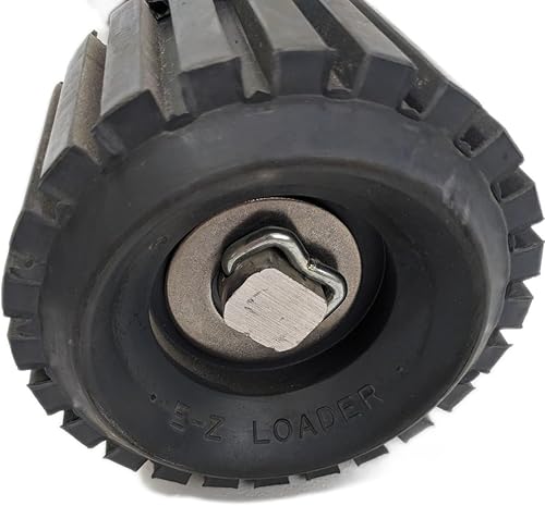 Miniatura 3 de Remolque de barco 20 "" Brazo doblado con dos rodillos tambaleantes conjunto 300-022213, plata y negro