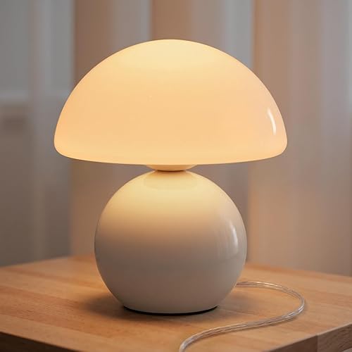 Miniatura 10 de NIORSUN Lámpara de Seta Lámpara de Mesa para Dormitorio, Lámpara de Mesa Inalámbrica Portátil, Lámpara Inalámbrica, Pequeñas Lámparas Táctiles de