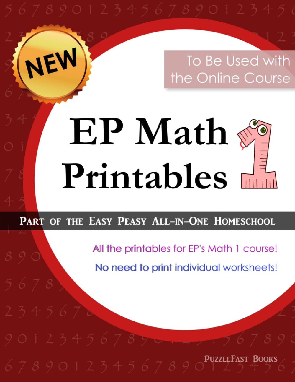 EP Math 1 Printables: Part of the Easy Peasy All-in-One Homeschool