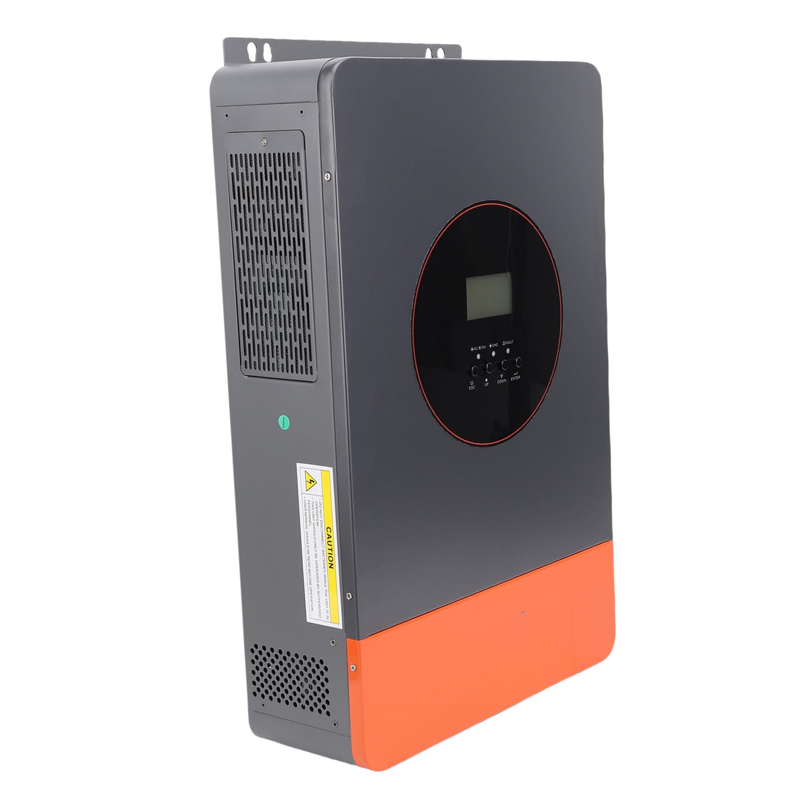 FTVOGUE Inverter Solare Ibrido da 6200 W, Lega di Alluminio, Onda Sinusoidale Pura con Controller MPPT da 120 A per Applicazioni Off-grid