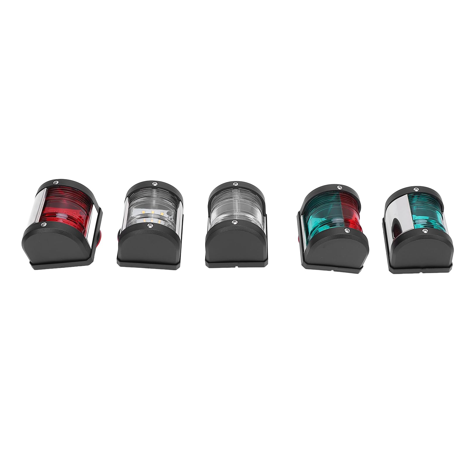 Kit Luci di Navigazione a LED per Barche, Confezione da 5, Verde