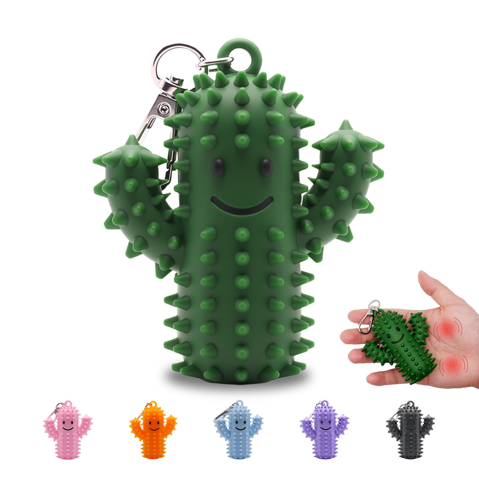 TYXHXTF 4 Pezzi Little Ouchies Fidget, Fidget Toys, Spiky Grippie Stim Keechchain, per Alleviare l'Ansia, Amici e Colleghi Regalo Antistress