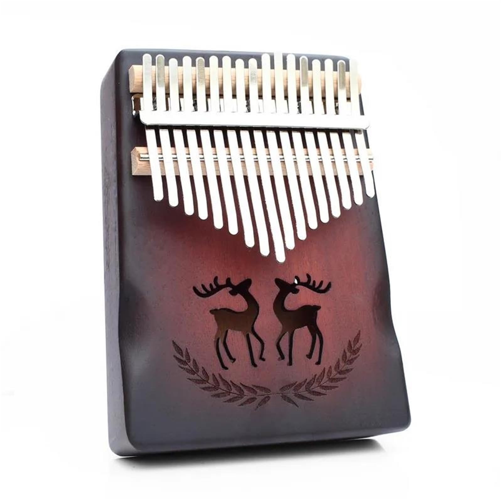 Kalimba Kalimba Professional Mahoń Przenośny Fortepian Kciukowy 17 Klawiszy Instrument Dla Początkujących I Dorosłych
