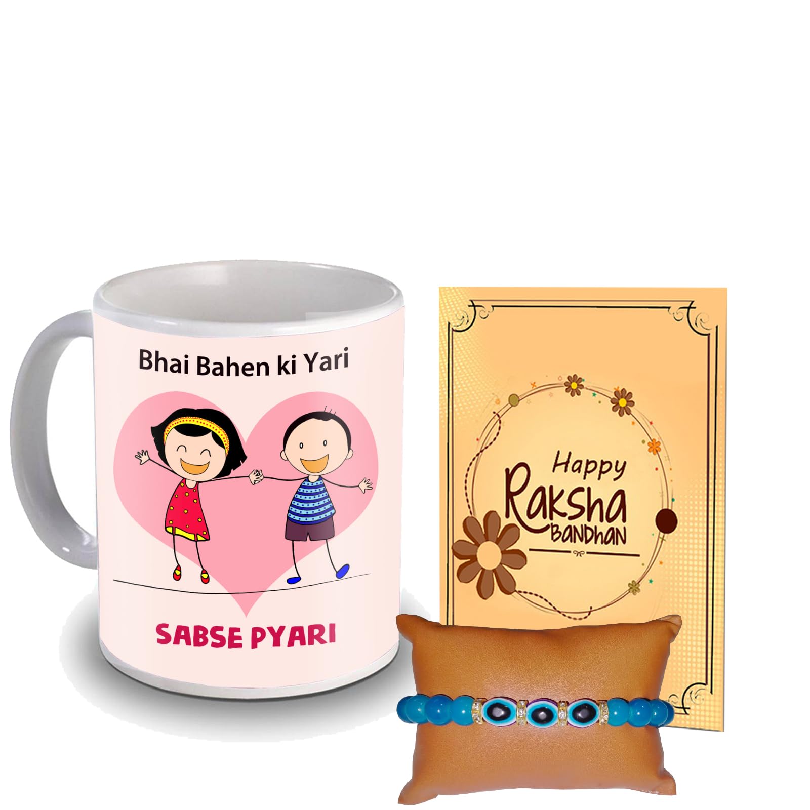 ME & YOU Designer Rakhi with 325Ml-Coffee Mug for Brother |Raksha Bandhan for Brother| Unique Rakhi Gifts Combo for Brother | Rakhi Gift for Bhai - Pack of 4-image-20