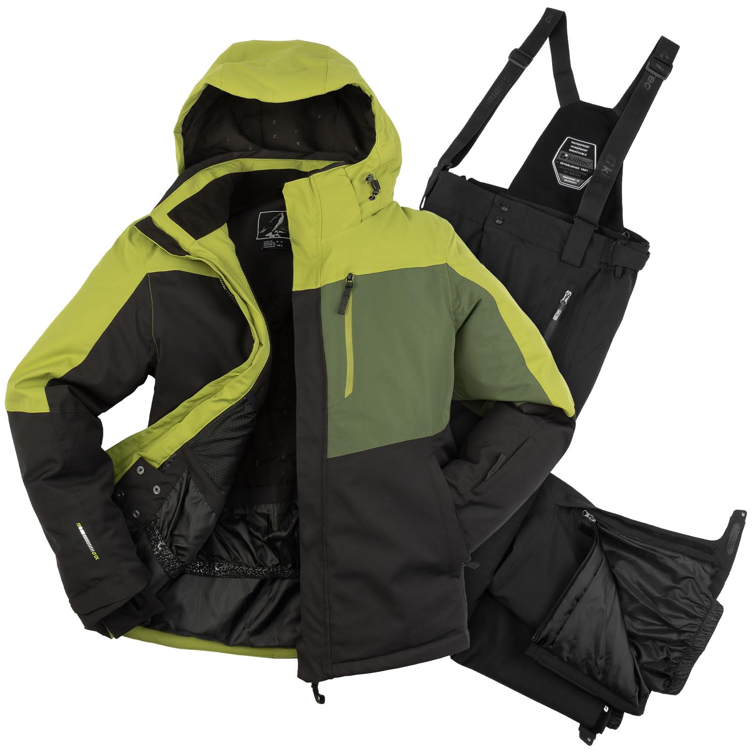 Killtec Herren Skianzug - aus Skijacke und Skihose - mit 10000mm Wassersäule - wasserdicht, winddicht, atmungsaktiv