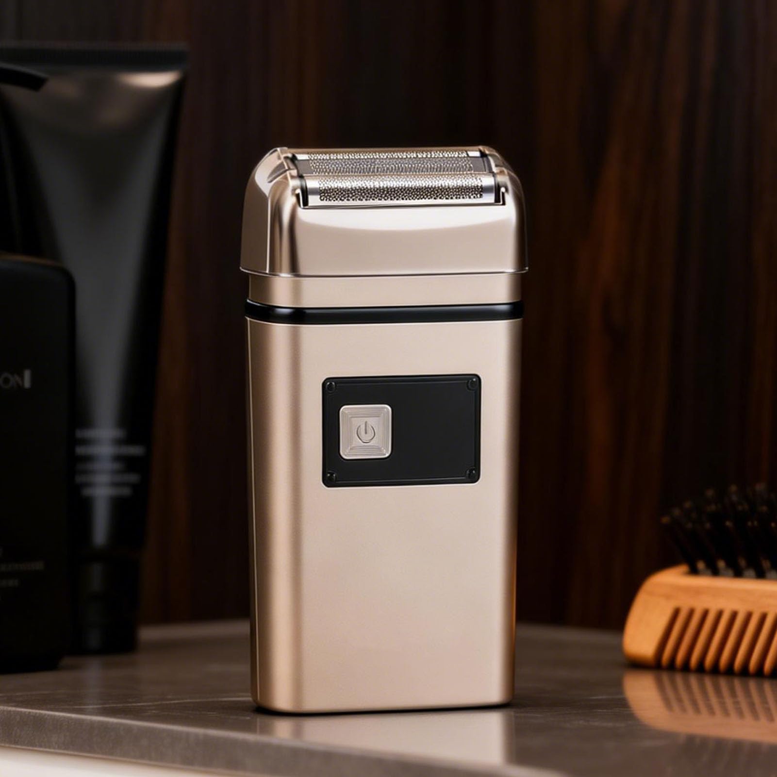 Regolabarba da Uomo, Robusto Materiale ABS, Tagliacapelli Ricaricabile a Batteria per Rifinitura di Precisione della Barba e Taglio di Capelli per Uomo