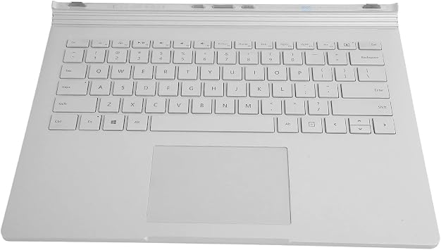 Laptop Keyboard for, 1704 Replacement Keyboard for Book 1, Quick Response, Sensitive Control, Silver