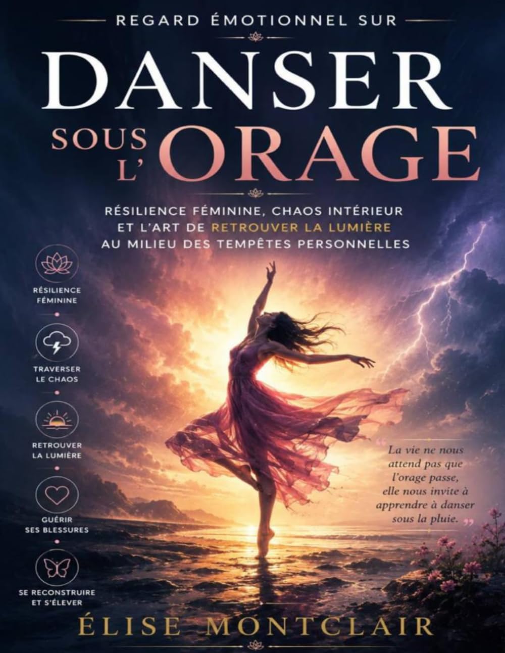 Regard émotionnel sur Danser sous l’orage: Résilience féminine, chaos intérieur et l’art de retrouver la lumière au milieu des tempêtes personnelles