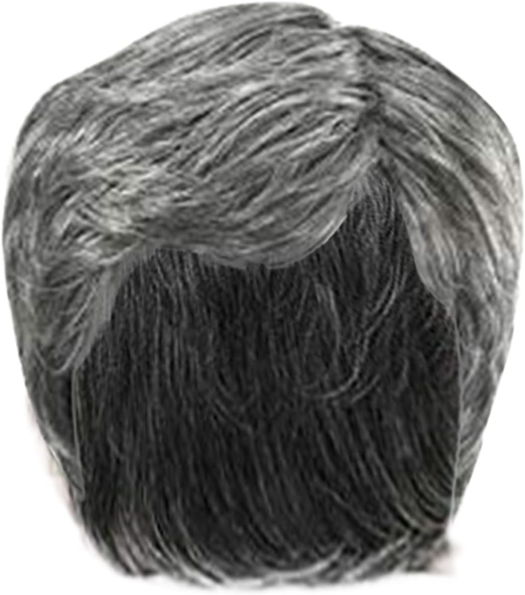 Année 80 Topcosplay Perruque Homme Des Annu00e9es 80 Des Annu00e9es 70, Perruque Nuque Longue, Proll Mulet Perruque Punk Blonde Pour Carnaval Halloween (Brune-30 Bob Cochonou