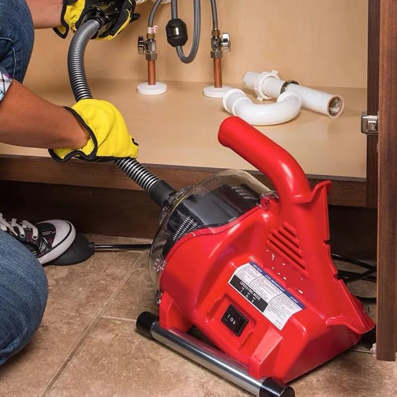 Electric Sewer Pipe Dredging Machine Toilet Kitchen 19-28MM Cleaning Dredger Drain Cleaner 120W with High Efficiency