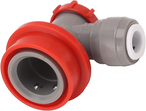 Miniatura 3 de Adaptador de conector rápido de doble apriete de 516 pulgadas, bloqueo de ajuste a presión, desconexión rápida, desconexión de entrada de aire (gas