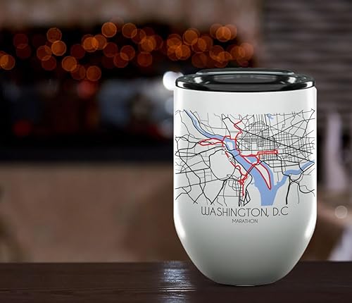 Miniatura 363 de TJ Originals Marine Corps Trail - Taza de café de cerámica de 11 onzas, regalos motivacionales para hombres, recuerdo de camino de maratón, regalo