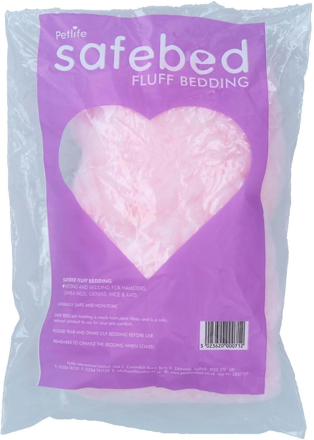 AB Tools 6PK Small Animal Hamster Gerbils Safe Bed Fluff Nesting Bedding - (Colour Varies)