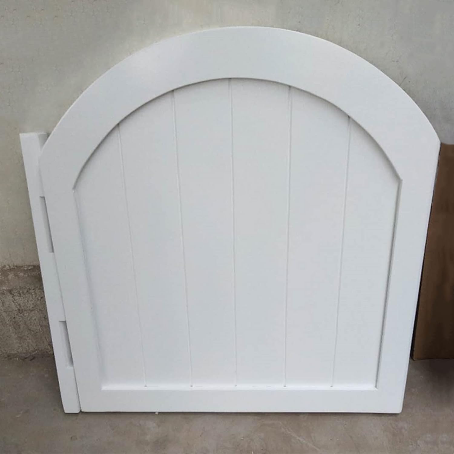 HHOZsafety Door Western Swinging Doors, Indoor Home Bedroom Single Swing Door, Arc Half Waist Cafe Doors(W80xH90cm(31 1/2" x35 3/8"))