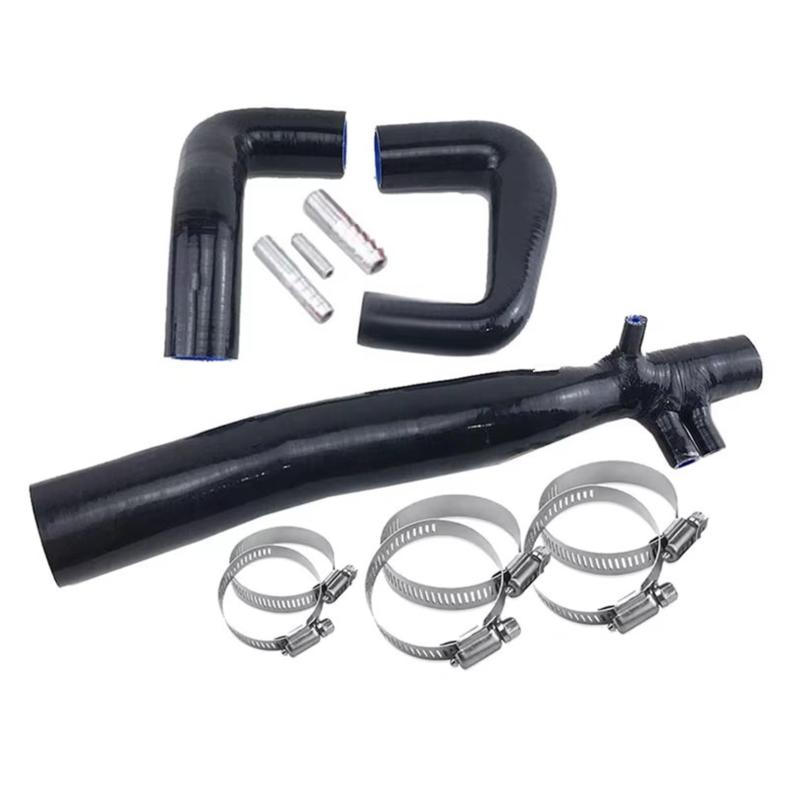 Rcuihgfb Black Radiator Bypass Hose Compatible With Smart For Roadster 2003 2004 2005 2006 Two For Turbo Silicone Engine Coolant Radiator Induction Hose Pipe 3Pcs(Black)