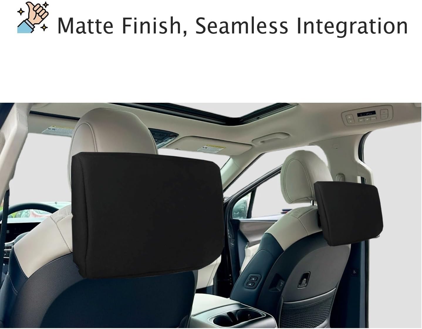 Neoprene Screen Protectors for 2025 2026 Kia Carnival | 2-Pack Shock-Absorbing Covers | Elastic Strap Design, Easy Installation