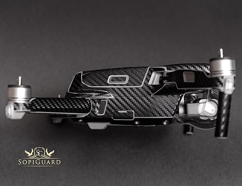 Miniatura 5 de SopiGuard Skin for DJI Mavic Air 2s - Juego completo de calcomanías de vinilo de precisión + controlador + 3 fundas de batería (iluminación de
