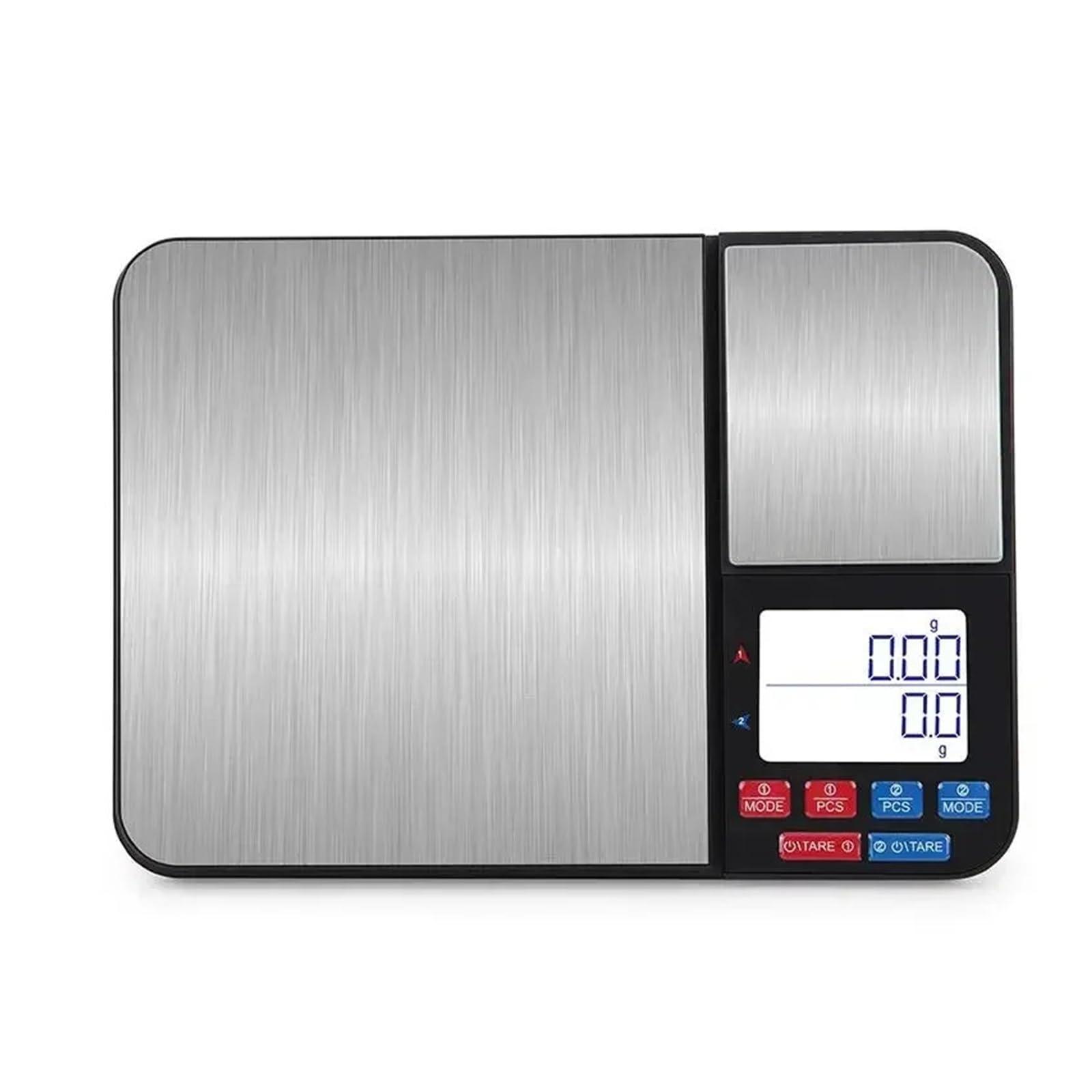 Digital Scales, Kitchen Coffee Scale with Double Scale Pan Digital Food Multifunction Weighing Scale High Precision(5kg/0.1g/500g/0.01g)