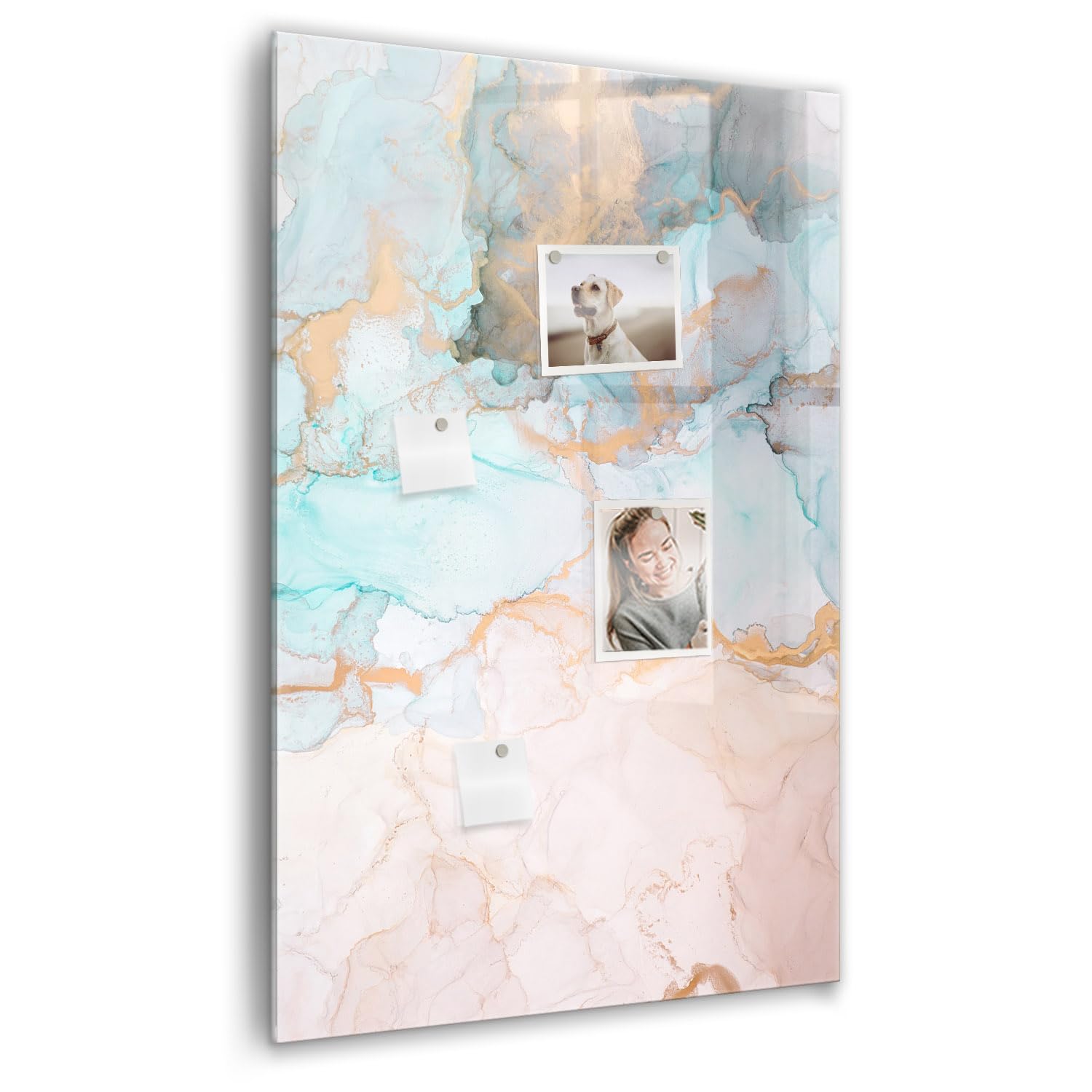Lavagna Magnetica Moderna in Vetro | Kit Completo: Magneti, Pennarello e Gomma | Perfetta per Appunti, Foto e Pianificazione - 60x40 - Agenda settimanale
