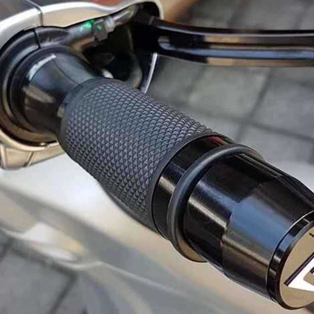 Contrapesos Manillar Moto Accesorios for Motocicletas Tarjeta Puños for Manillar Tapa for Manillar Tapones for Extremos Contrapesos Manillar(Noir)