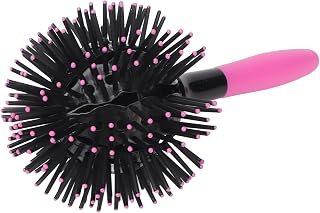 Ball Hair Curler Comb Curly Hair Ball Brush Round Ball Detangling Hair Brush High Temperature Portable Round Hair Brush for Home for Women Peignes