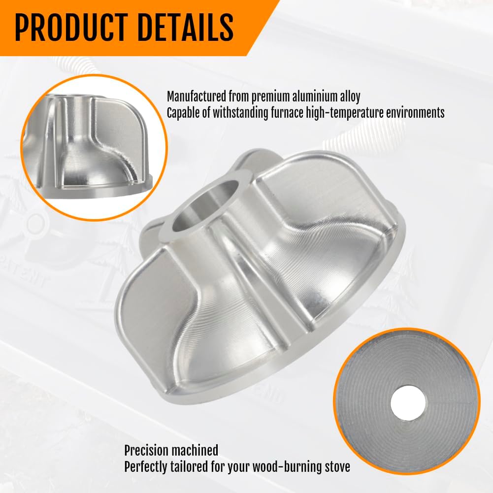 Replacement Air Twist Air Inlet Damper Valve For Wood Burning Stove Freestanding