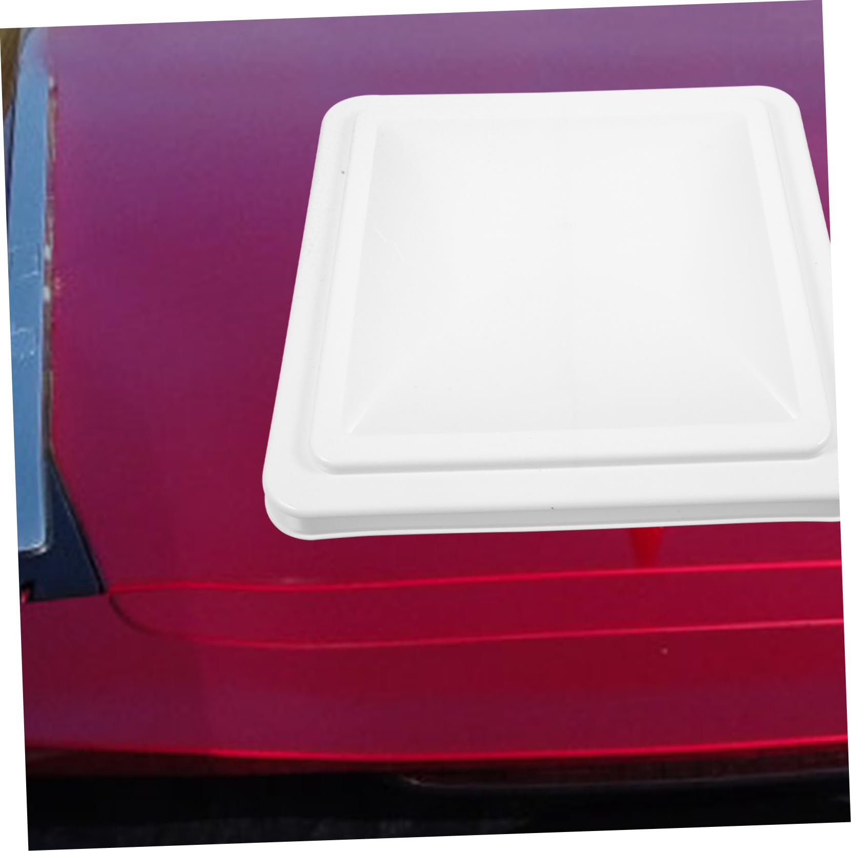 POPETPOP Copertura 14x14 Pollici Bianca per Ventilazione Camper in Plastica per Tetto Isolamento Termico e Ventilazione Moderna ed Elegante Adatta per Bagno Camper
