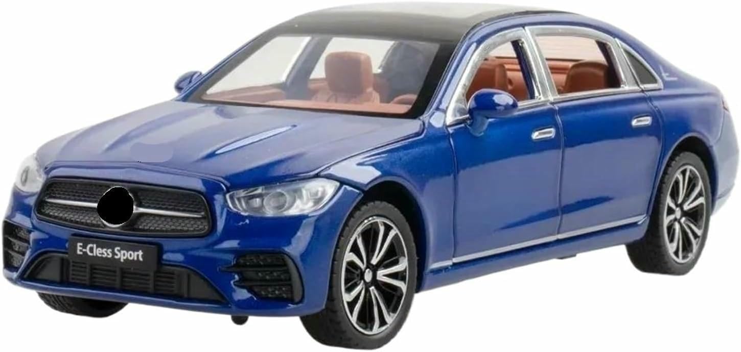 DEAVER Diecast 1:24 For E300L Alloy Car Models Simulation Scale Vehicle Model Kit Display Souvenirs Collection(Blue)