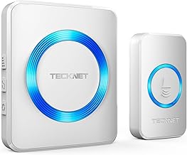 Tecknet Waterproof Wireless Bell Set Wireless Doorbell