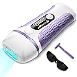 IPL Laser Hair Removal Device Permanent for Women & Men, 999,999 Flashes Safe Effective Lasting Hair Remover, Alternative to Salon, for Face Arms Armpit Legs Bikini Area Whole Body Home Treatment