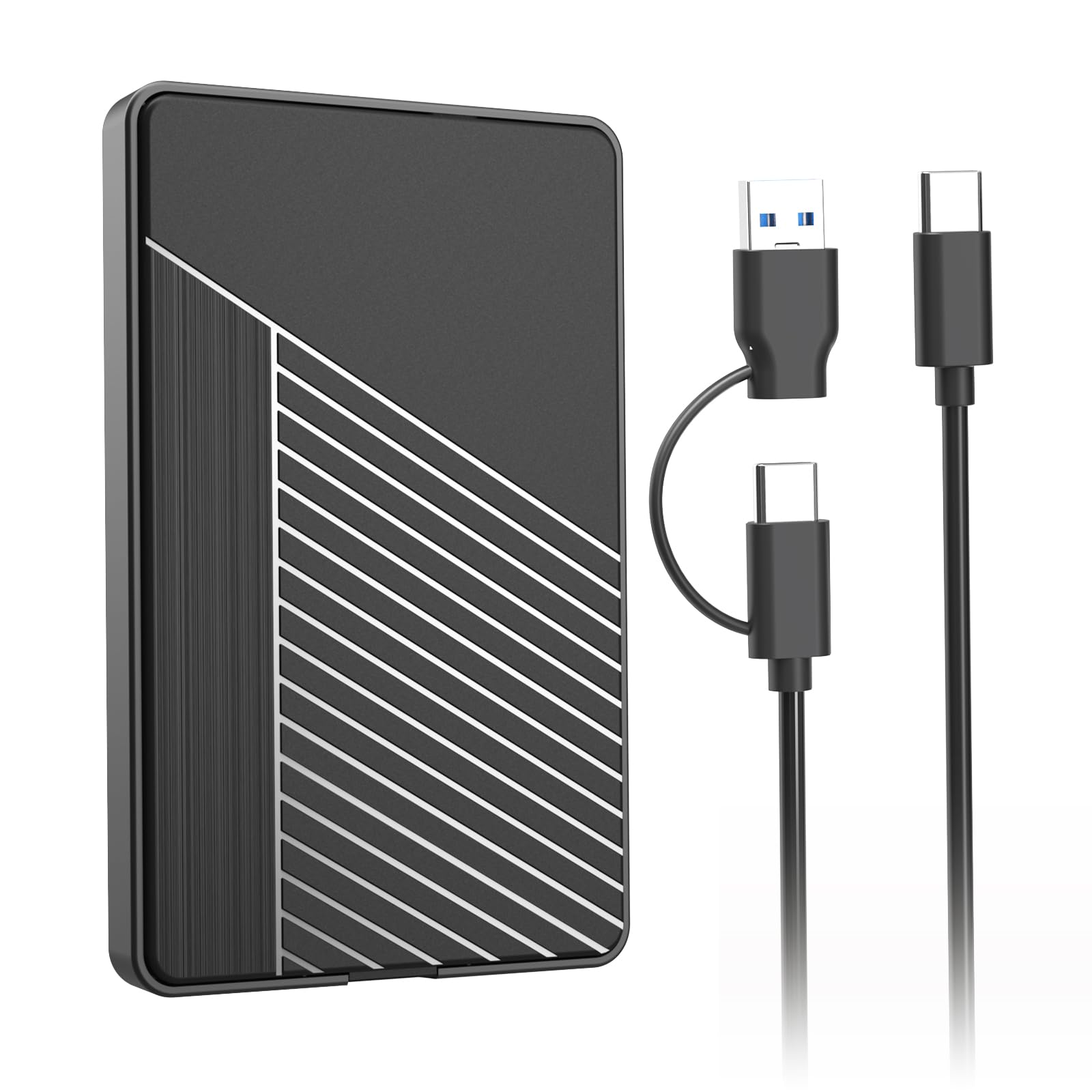 500GB External Hard Drive,USB 3.0 and USB-C Storage Expansion Mobile HDD