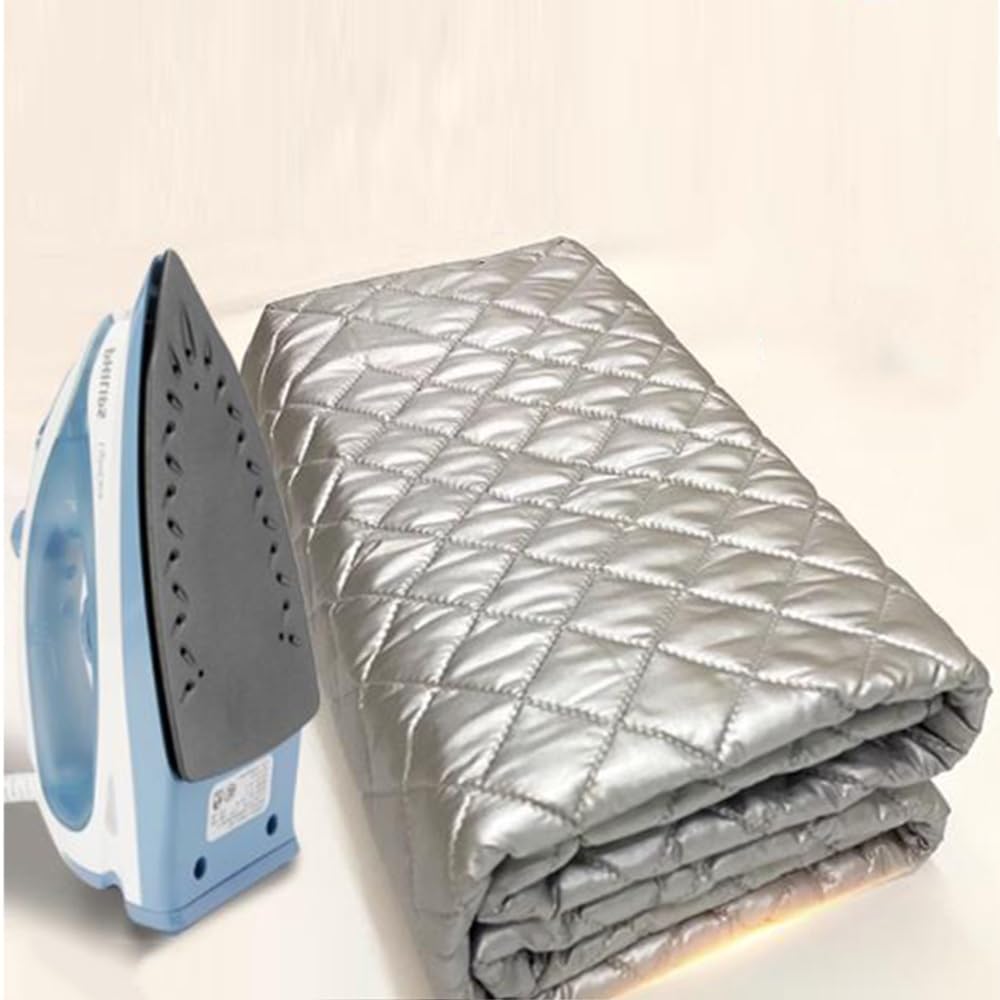 Esterilla de Planchado Plegable, Funda Acolchada, Gruesa y Resistente al Calor. ,Fundas para Tablas de Planchar(19x33inch( 85x48 cm))