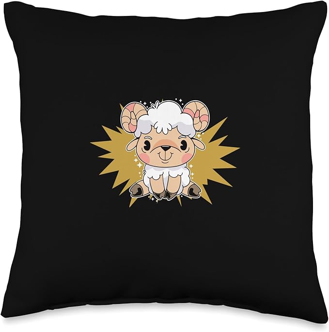 Astronomy Star Sign Horoscope Zodiac Sign Aries Throw Pillow