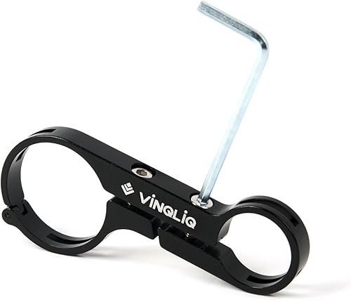 Miniatura 4 de Vinqliq Soporte de extensión de manillar de fibra de carbono ligero para bicicleta, soporte de lámpara con soporte de aleación de aluminio para