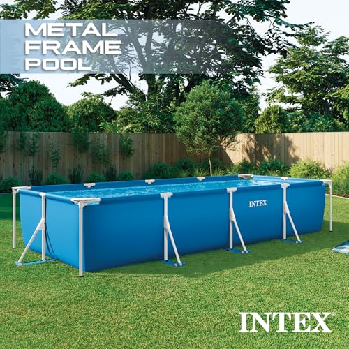 Miniatura 3 de Intex 28279eh Piscina Metal Frame Rectangular, Medidas 450 X 220 X 84 Cm