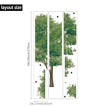 Amazon.com: astrkiz Extra Huge Trees Wall Decals Peel and