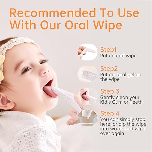 Miniatura 5 de Tongueclear Alivio de la dentición del bebé para bebés y niños, gel refrescante para masajes calmantes de encías, pasta de dientes para