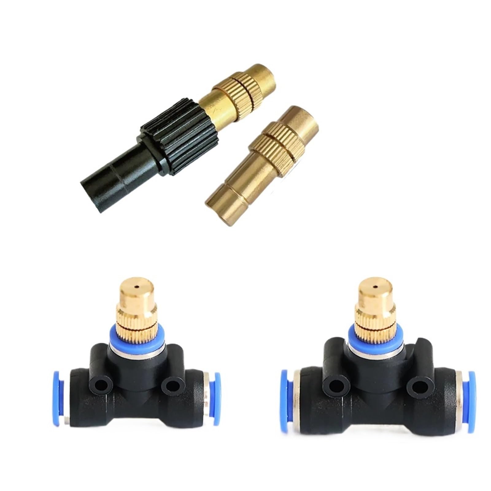 Boquilla de microaspersores ajustable de latón de 10 piezas | 10PCS Brass Adjustable Micro Sprinklers Nozzle(C-10PCS)