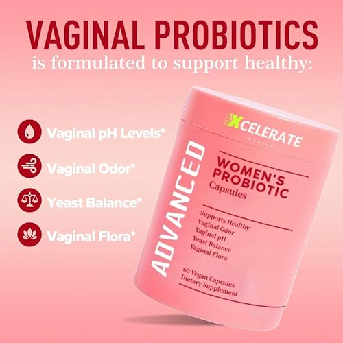 Miniatura 5 de Women's Health - Probiótico femenino - Salud vaginal y apoyo para el equilibrio del pH - Probiótico diario para mujeres con Lactobacillus