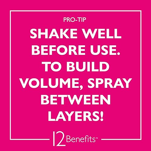 Miniatura 5 de 12 Benefits Big Day - Laca para el cabello de larga duración con aceite de argán, vitamina B5, proteína de seda + producto de salón, protector de