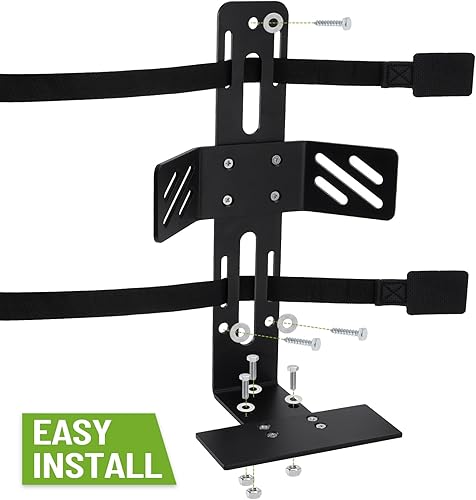 Miniatura 5 de Estante de montaje para enfriador de agua, soporte de cubo para enfriador de agua de 5 galones para RV, camión, carrito, UTV, cortacésped, remolque