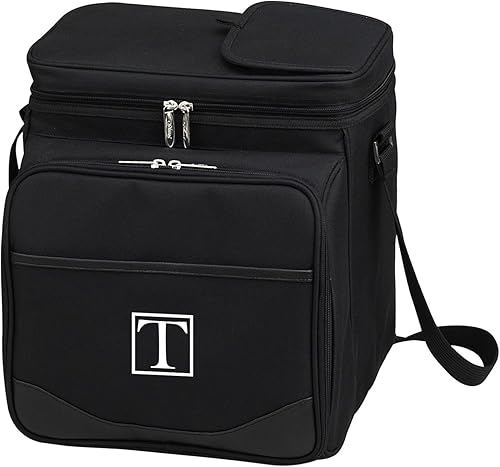 Miniatura 6 de Picnic at Ascot Cesta de picnic aislada con monograma personalizada equipada con servicio para 2 diseñados, ensamblados y aprobados de calidad en