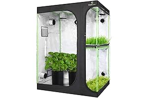 2-in-1 60" x 48" x 80" Mylar Reflective Grow Tent