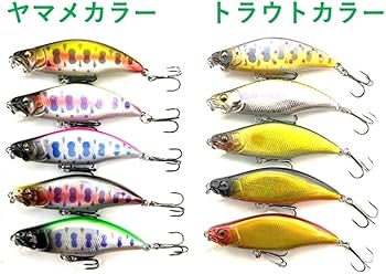 トラウト ミノーセット シャッド MAT ハンクル トラウト ミノーセット