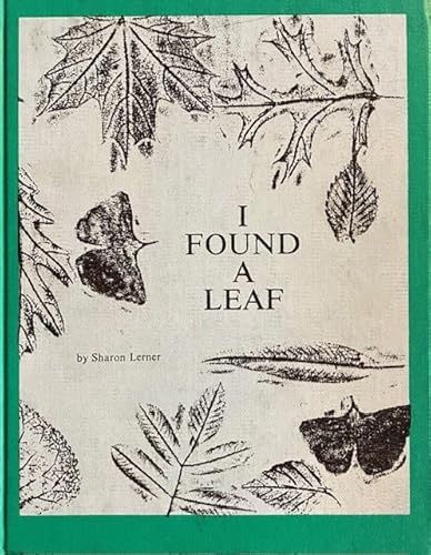 I Found a Leaf 0822502518 Book Cover