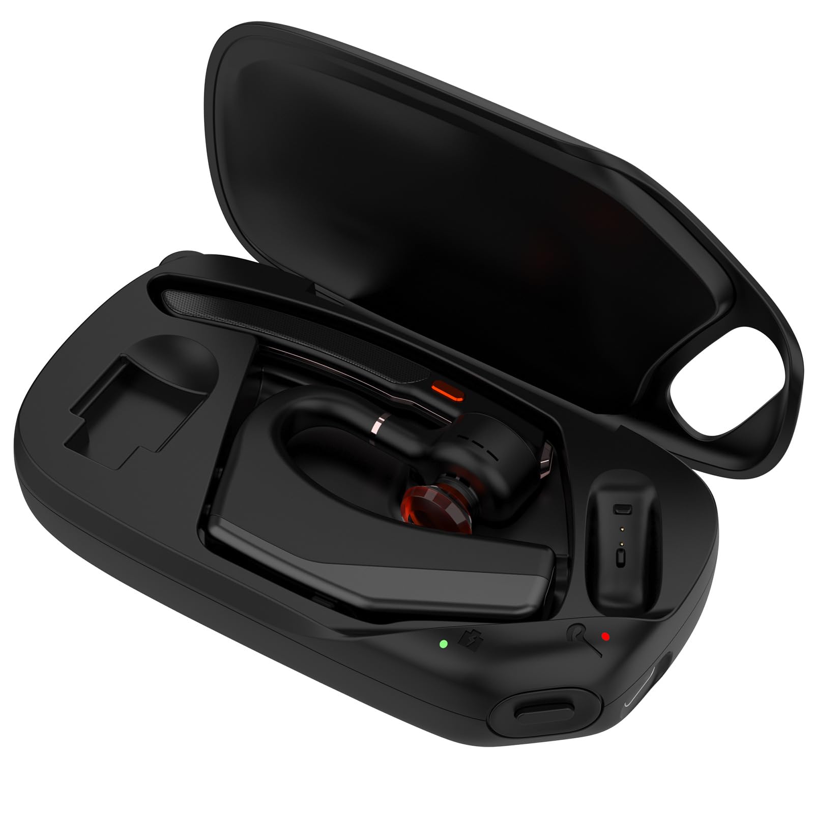 Custodia portatile con funzione di ricarica per Poly Voyager Legend 50/30 cuffie Custodia protettiva da trasporto con cavo USB-C
