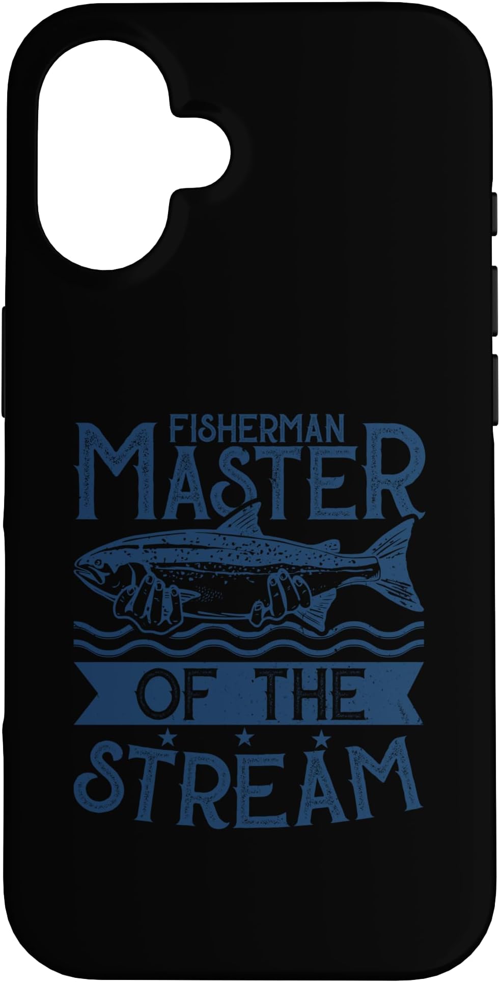 iPhone 16 Sarcastic Fishing Puns Fisherman Master of the Stream Case
