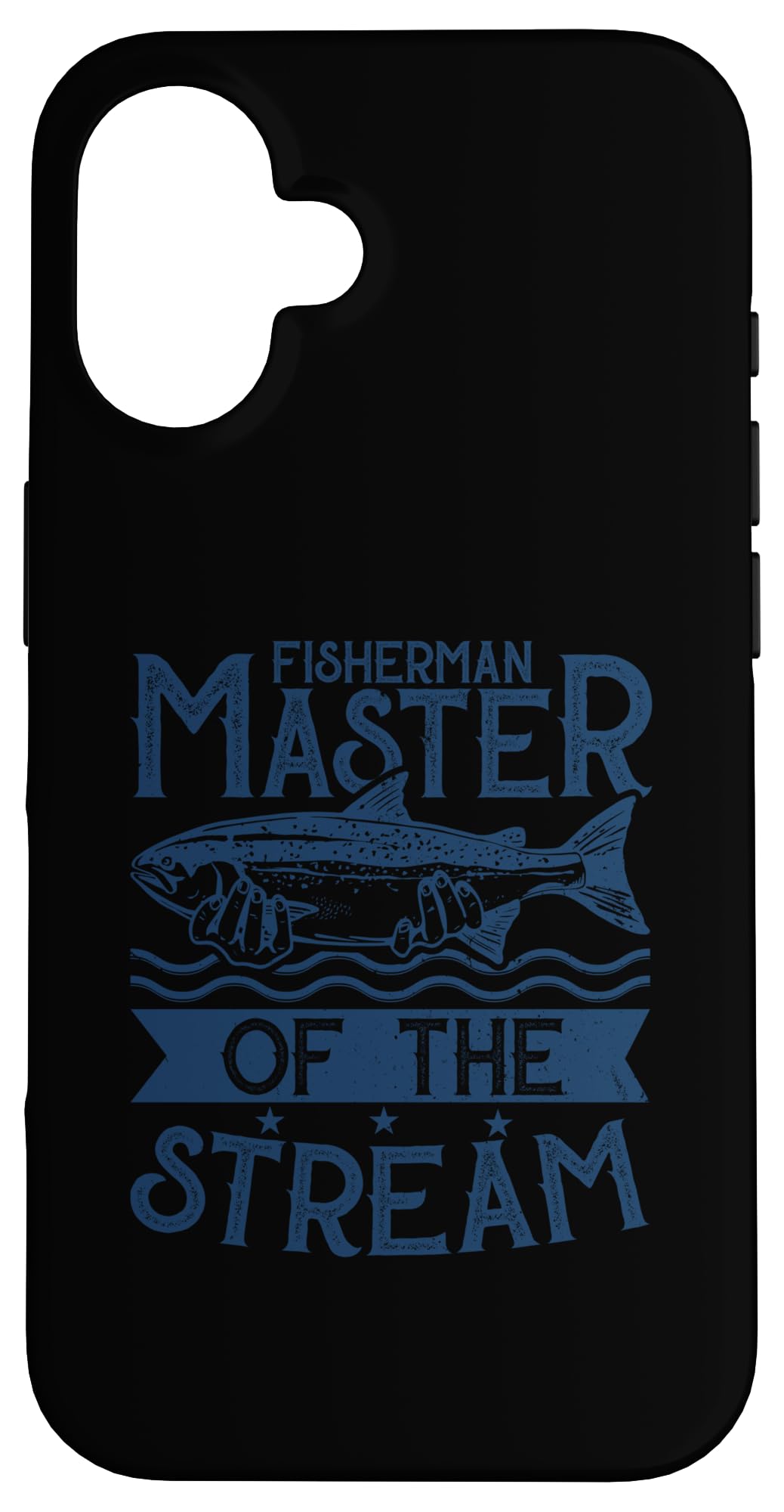 iPhone 16 Sarcastic Fishing Puns Fisherman Master of the Stream Case